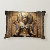 Sekhmet – Lion-Headed War Goddess Accent Kussen (Achterkant)