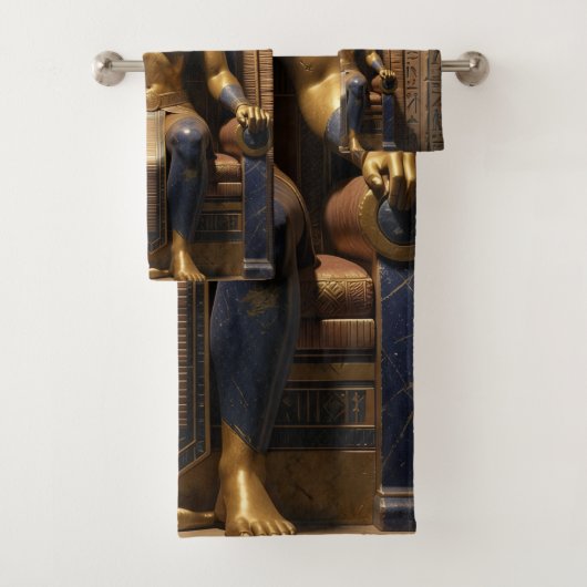Sekhmet – Lion-Headed War Goddess Bad Handdoek (Insitu)