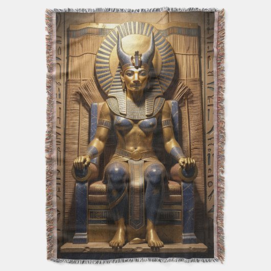 Sekhmet – Lion-Headed War Goddess Deken (Voorkant Verticaal)