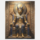 Sekhmet – Lion-Headed War Goddess Fleece Deken (Voorkant)