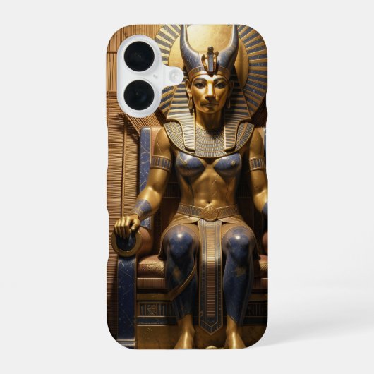 Sekhmet – Lion-Headed War Goddess iPhone 16 Hoesje (Achterkant)