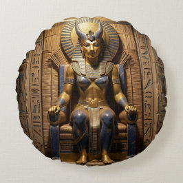 Sekhmet – Lion-Headed War Goddess Rond Kussen