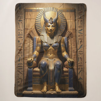 Sekhmet – Lion-Headed War Goddess Sherpa Deken
