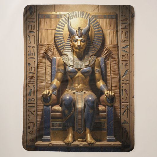 Sekhmet – Lion-Headed War Goddess Sherpa Deken (Voorkant)