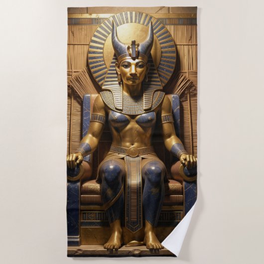 Sekhmet – Lion-Headed War Goddess Strandlaken (Voorkant)