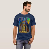 Sekhmet Lioness Egyptian Goddess of Healing T-shirt (Voorkant volledig)