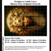 Sekhmet Lioness Goddess Portrait EW1 Decoupage Tissuepapier