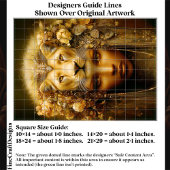 Sekhmet Lioness Goddess Portrait EW1Z Decoupage Tissuepapier