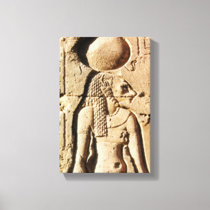 Sekhmet Lioness Goddess uit Opper-Egypte Canvas Afdruk