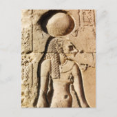 Sekhmet Lioness Hieroglyphic Briefkaart (Voorkant)