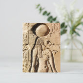 Sekhmet Lioness Hieroglyphic Briefkaart (Staand voorkant)