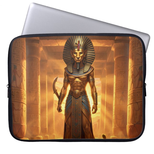 Sekhmet – Löwenköpfige Kriegsgöttin´2 Laptop Sleeve (Voorkant)