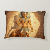 Sekhmet – Löwenköpfige Kriegsgöttin´3 Accent Kussen (Achterkant)