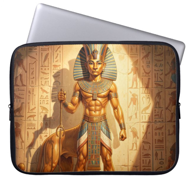Sekhmet – Löwenköpfige Kriegsgöttin´3 Laptop Sleeve (Voorkant)