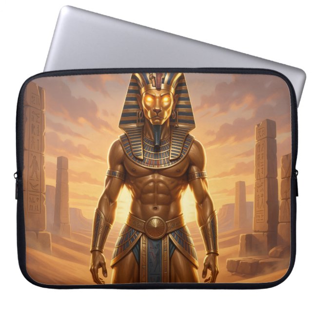 Sekhmet – Löwenköpfige Kriegsgöttin´4 Laptop Sleeve (Voorkant)