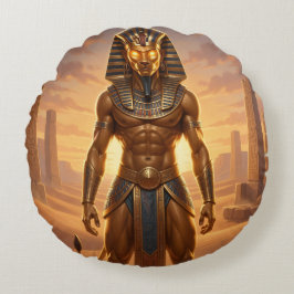 Sekhmet – Löwenköpfige Kriegsgöttin´4 Rond Kussen
