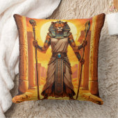 Sekhmet – Löwenköpfige Kriegsgöttin Kussen (Deken)