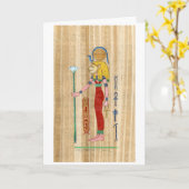 Sekhmet Papyrus Kaart (Gele Bloem)