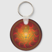 sekhmet solar hexagram sleutelhanger (Voorkant)