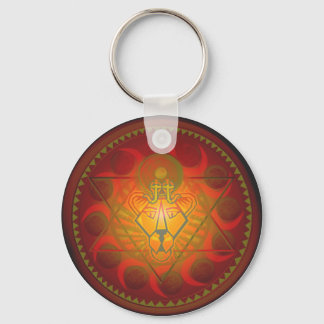 sekhmet solar hexagram sleutelhanger