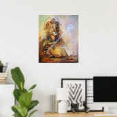 SEKHMET- The Egyptian Lion Goddess Poster (Thuiskantoor)