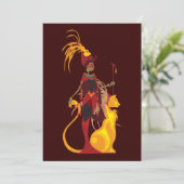 Sekhmet-uitnodigingen Kaart (Staand voorkant)