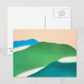 Sekka - Groene bergen, kunstschilderij, Briefkaart (Voorkant / Achterkant)