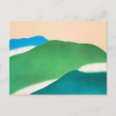 Sekka - Groene bergen, kunstschilderij, Briefkaart (Voorkant)