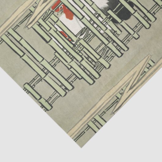 Sekka Hanen van Momoyogusa Japanse kunst Tissuepapier (Detail)