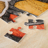 Seks- en specerijmarkt Ecuador Legpuzzel (Zijkant)