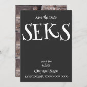 SEKS KAART (Voorkant / Achterkant)