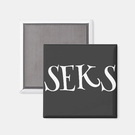 SEKS MAGNEET (Voorkant / Achterkant)