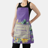 Seks met de naam Lavender Floral van de Naam van d Schort (Insitu)