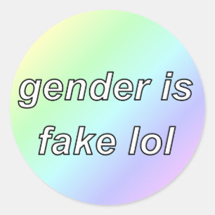 sekse is een nepsticker ronde sticker
