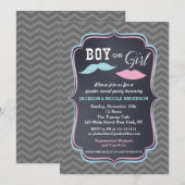 Seksen Feestelijke baby Shower-uitnodigingen Kaart (Voorkant / Achterkant)