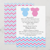 Seksen Feestelijke feestjes en babydouches Kaart (Voorkant / Achterkant)