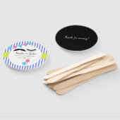 Seksen of streepjes Slauwen Handwaaier (Niet-gemonteerd)