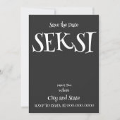 SEKSI KAART (Voorkant)