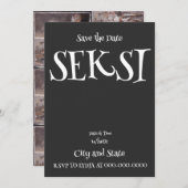 SEKSI KAART (Voorkant / Achterkant)