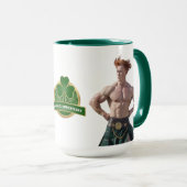 Seksige St. Patrick's Day Ierse Stud Coffee Mok (Voorkant rechts)
