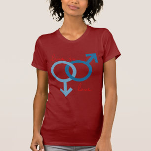 Seksliefde (mannelijk) t-shirt