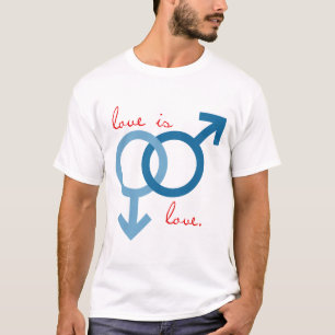 Seksliefde (mannelijk) t-shirt