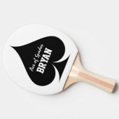 Sekstafel tennis pingpongpeddel tafeltennisbatje (Zijkant)