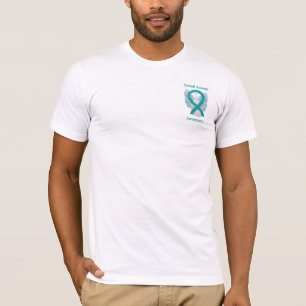 Seksuele asbest Awareness Ribbon Angel Custom Shir T-shirt