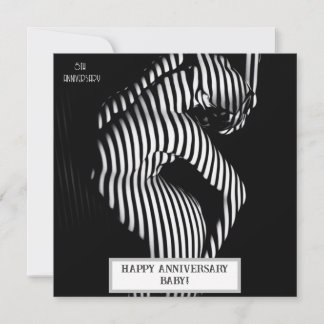 Seksuele huwelijksverjaardag Stout  Save The Date