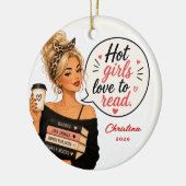Seksuele Meisjes Liefhebben Lezen Ornament (Links)