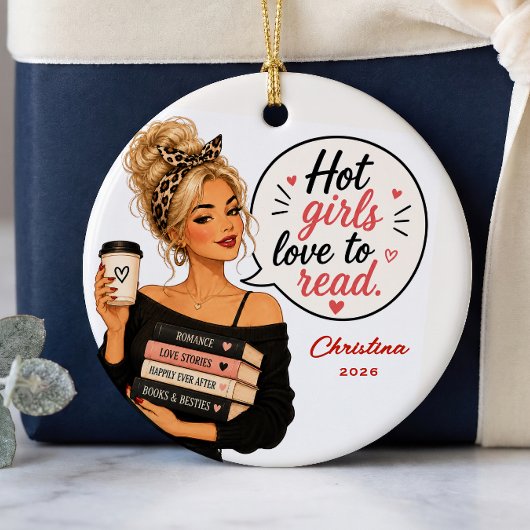Seksuele Meisjes Liefhebben Lezen Ornament
