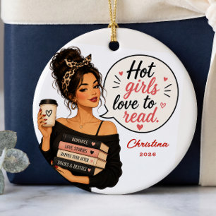 Seksuele Meisjes Liefhebben Lezen Ornament