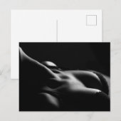 Seksvrouw Postkaart in zwart en wit (Voorkant / Achterkant)