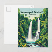 Sekumpul Waterval Indonesië Briefkaart (Voorkant / Achterkant)